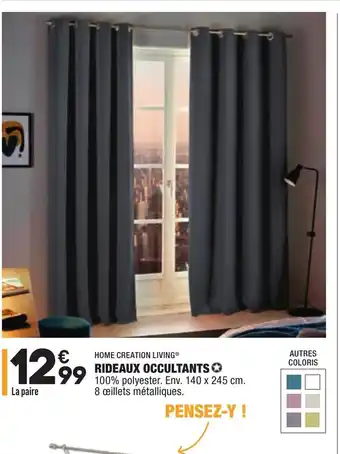 Rideaux occultants