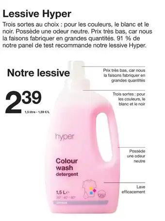 Zeeman Lessive Hyper offre