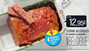 Match Terrine au chorizo offre