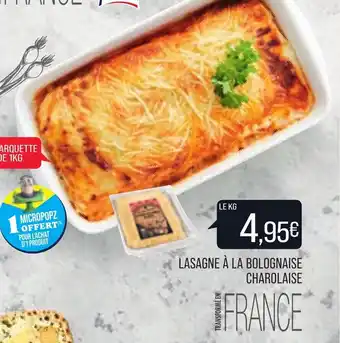 Match Lasagne à la bolognaise charolaise offre