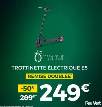 Feu Vert Trottinette électrique e5 offre