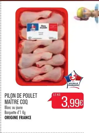 Match Pilon de poulet maître coq offre