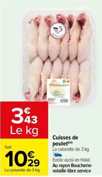 Cuisses de poulet(m)