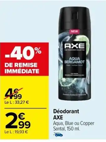 Déodorant AXE
