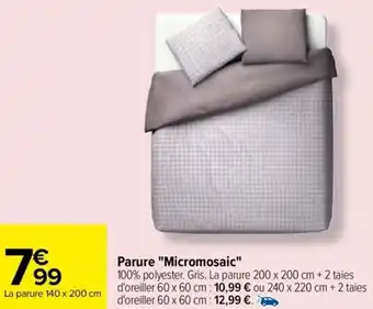 Parure "Micromosaic"