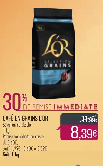 Match Café en Grains l'Or offre