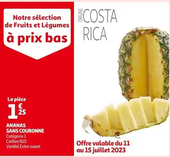 Auchan ANANAS SANS COURONNE offre