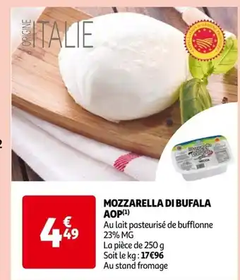 Auchan MOZZARELLA DI BUFALA AOP (¹) offre