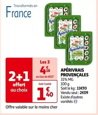 Auchan APÉRIVRAIS PROVENÇALES offre