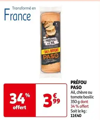 Auchan PRÉFOU PASO offre
