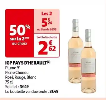 Auchan IGP PAYS D'HERAULT(¹) offre