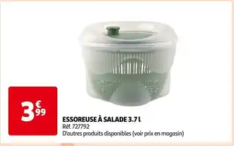 Auchan ESSOREUSE À SALADE 3.71 offre