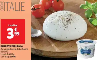 Auchan BURRATA DI BUFALA offre