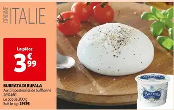 Auchan Supermarché Burrata di bufala offre