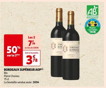 Pierre chanau bordeaux supérieur aop