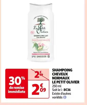 Auchan Le petit olivier shampoing cheveux normaux offre