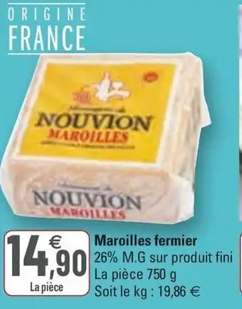G20 Maroilles Fermier offre