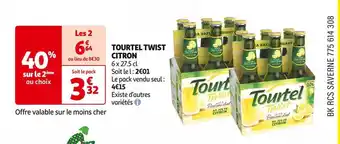 Auchan Supermarché Tourtel tourtel twist citron offre