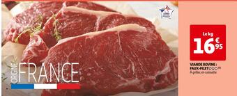 Auchan Supermarché Viande bovine : faux-filet offre