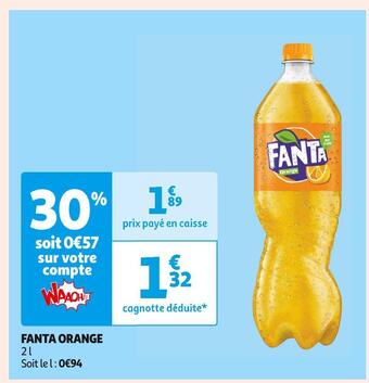 Auchan Supermarché Fanta fanta orange offre