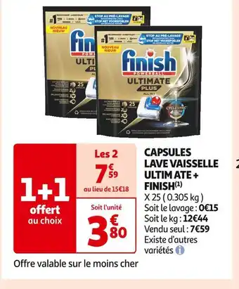 Finish capsules lave vaisselle ultim ate + finish(1)