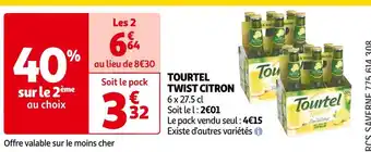 Auchan Tourtel tourtel twist citron offre