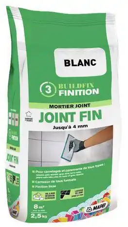 Brico Dépôt Mapei mortier pour joint fin 4 mm maxi offre