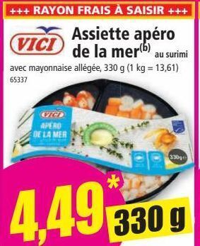 Norma Assiette apéro de la mer offre