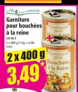 Norma Garniture pour bouchées à la reine offre