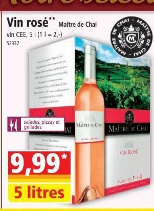 Norma Vin rosé offre