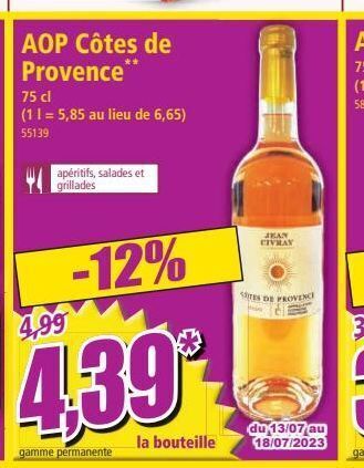 Norma Aop cotes de provence offre
