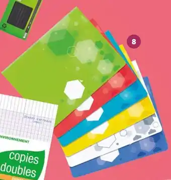Auchan Auchan cahier polypro offre
