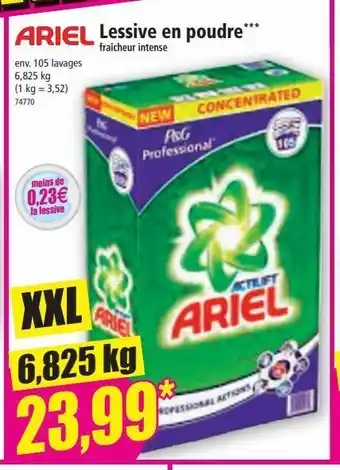 Norma Lessive en poudre ariel offre