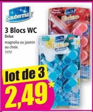Norma 3 blocs wc offre