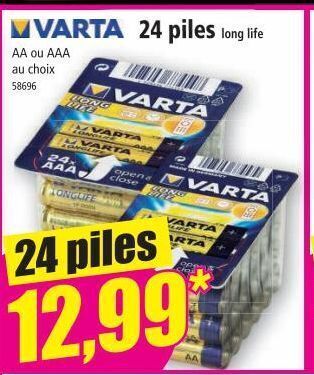 Norma 24 piles offre