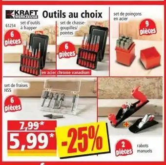 Norma Outils au choix offre