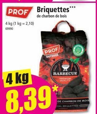 Norma Briquettes de charbon offre