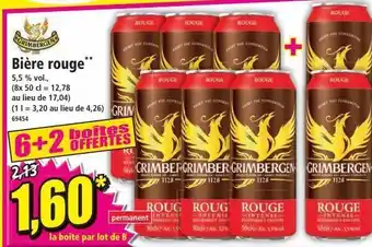 Norma Bière rouge offre