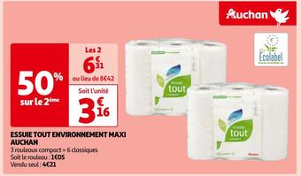 Auchan Auchan essuie tout environnement maxi offre