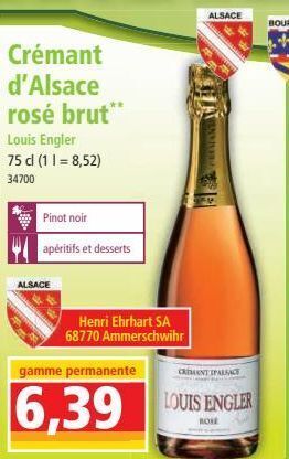 Norma Crémant d`alsace rosé brut offre