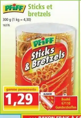 Norma Sticks et bretzels offre