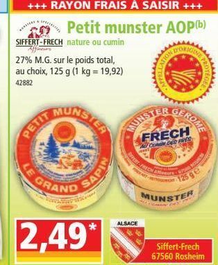 Norma Petit munster aop offre