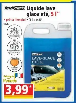 Norma Liquide lave-glace été 5l offre