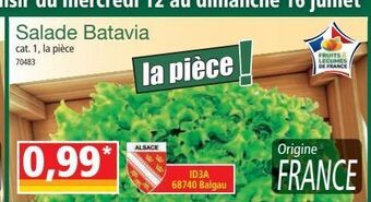 Norma Salade batavia offre