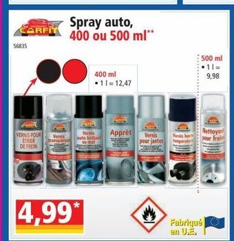 Norma Spray auto offre