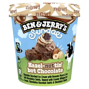 Auchan Pot de glace sundae dulce de-lish ben&jerry's offre