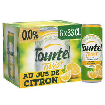 Auchan Tourtel twist citron offre