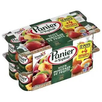 Auchan Panier de fruits de yoplait offre
