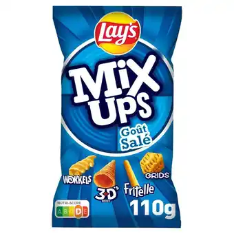 Auchan Mixs up goût salée lay's offre