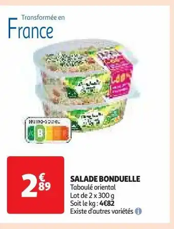 Auchan Supermarché Salade bonduelle offre